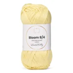 LindeHobby Bloom 8/4 Mercerized Cotton 21 Pehmeä keltainen