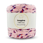 LindeHobby Inspire Print 08 Vaaleanpunainen perhosilla