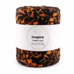 LindeHobby Inspire Print 26 Musta oranssilla painatuksella