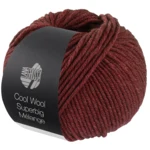 Lana Grossa Cool Wool Superbig 222 Viininpunainen meleerattu