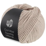 Lana Grossa Cool Wool Superbig 232 Harmaanbeige meleerattu