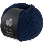 Lana Grossa Cool Wool Superbig 225 Yönsininen meleerattu