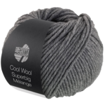 Lana Grossa Cool Wool Superbig 217 Keskiharmaa meleerattu