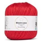 LindeHobby Bloom Lace Mercerized Cotton 25 Punainen