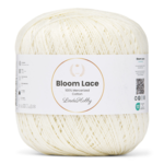 LindeHobby Bloom Lace Mercerized Cotton 30 Luonnonvalkoinen