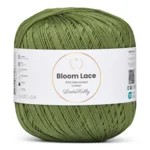 LindeHobby Bloom Lace Mercerized Cotton 20 Oliivinvihreä