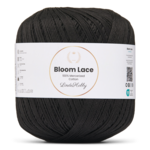 LindeHobby Bloom Lace Mercerized Cotton 01 Musta