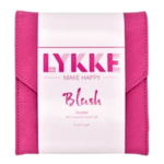 LYKKE Virkkuukoukkusetti Blush, Fuksia, 15 cm