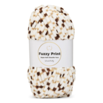 LindeHobby Fuzzy Chenille Print 02 Aamukahvi