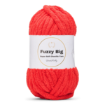 LindeHobby Fuzzy Chenille BIG 11 Verinen punainen