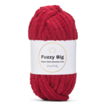 LindeHobby Fuzzy Chenille BIG 12 Burgundinpunainen