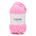 LindeHobby Fuzzy Chenille BIG 48 Neon vaalea roosa