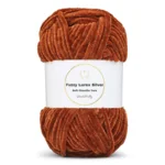 LindeHobby Fuzzy Chenille Silver Lurex 34 Kupari
