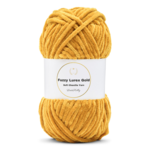 LindeHobby Fuzzy Chenille Gold Lurex 16 Sinappi