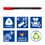 STAEDTLER Tripus Fineliner 334, 40 kpl