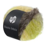Lana Grossa Basta Mista 117 Harmaanruskea/taupe/keltainen/vaaleankeltainen/vaalea oliivinvihreä