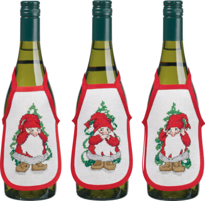 Kirjontasarja Kolme tonttua 3 psk 10 x 15 cm