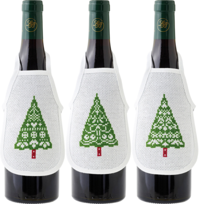 Kirjontapakkaus Joulukuuset 10 x 15 cm