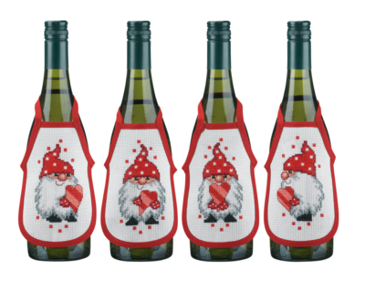 Kirjontasarja Tontut ja sydämet 10 x 15 cm