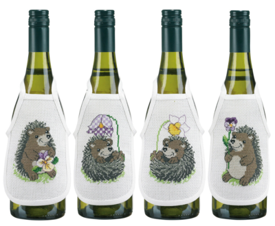 Kirjontapaketti Siili 10 x 15 cm