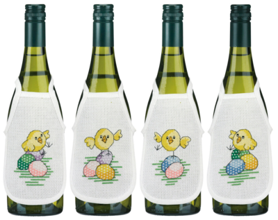 Kirjontapaketti Pääsiäistiput 10 x 15 cm