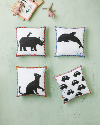 Kirjontapaketti Autot 27 x 27 cm