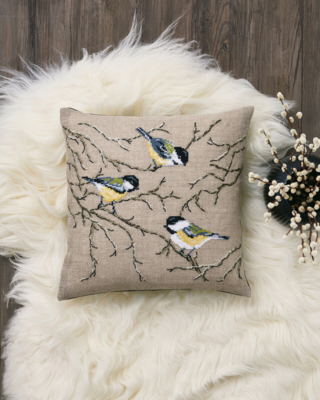 Kirjontapaketti Tiaiset 40 x 40 cm