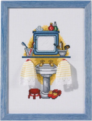 Kirjontapaketti Pesu 20 x 28 cm R5386