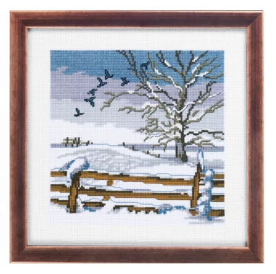 Kirjontapakkaus Linnut 25 x 25 cm R5388