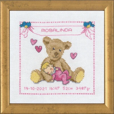 Kirjontasetti Rosalinda R5500 19 x 19 cm