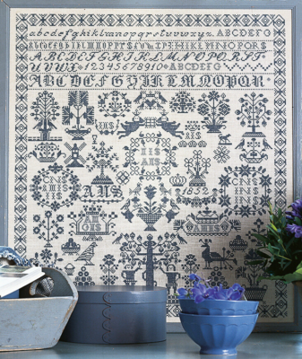 Kirjontasarja Nimiliina 55 x 58 cm