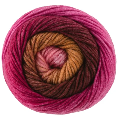 4049 Nougat/suklaanruskea/punavioletti/syklaami/fuksia/pinkki/kameli
