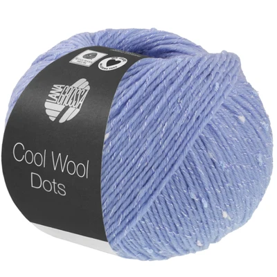 Lana Grossa Cool Wool Dots 01 Vaaleansininen