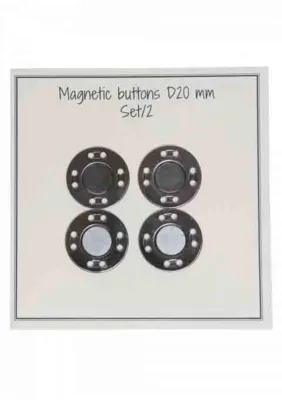 Go käsintehdyt magneettinapit 20 mm (2 kpl)