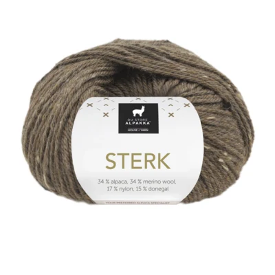 933 Ruskea meleerattu tweed