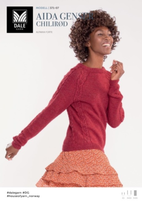 DG371-07 Aida Sweater - Chilinpunainen