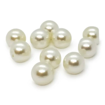 HobbyArts Plastic Buttons Pearl, 10 kpl
