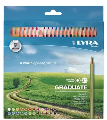 Lyra Graduate Lyijykynät, 24 kpl