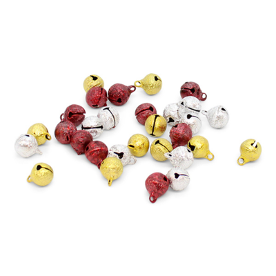 HobbyArts Bells Punainen, hopea, kulta 10 mm, 30 kpl