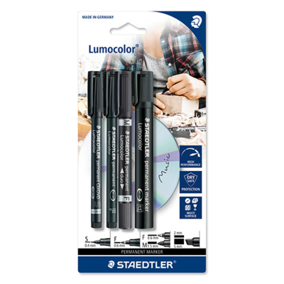 STAEDTLER Lumocolor Mix Set, 4 kpl