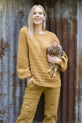 DSA80-06 Sofie Sweater Keltainen