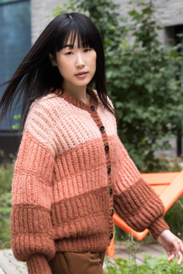 DSA83-03 Tamira Cardigan Rust