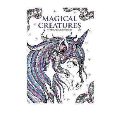 Värityskirja A4 Magical Creatures, 32 sivua