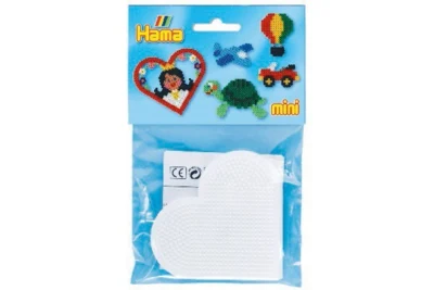 Hama mini helmilevy - 2 kpl. sydämenmuotoinen 591 nro. 5203
