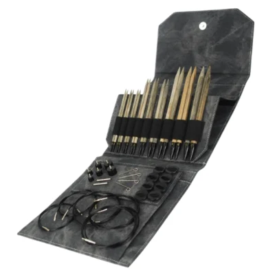 LYKKE Vaihdettavat Pyöröpuikkosetti Driftwood Long, Harmaa, Eri Pituuksia