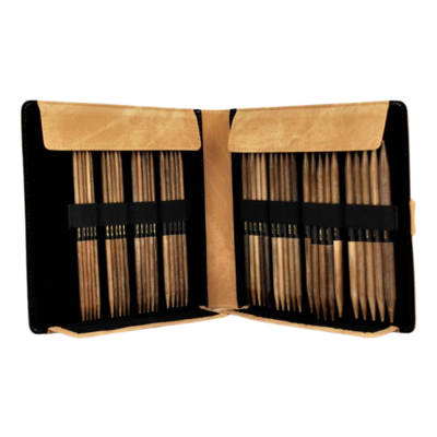 LYKKE Sukkapuikkosetti Umber, Tan, 15 cm (4.00-9.00 mm)