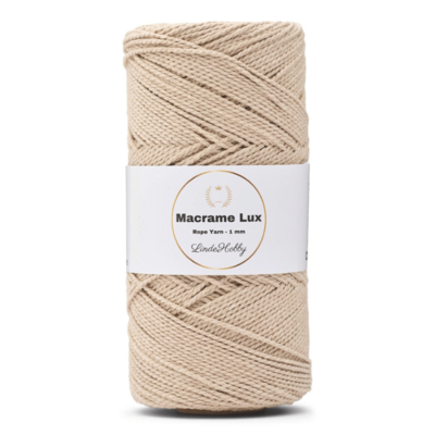 LindeHobby Macrame Lux, Makrameelanka, 1 mm