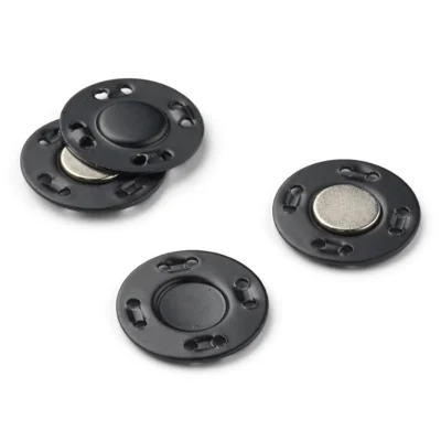 LindeHobby Magneettinapit, Musta, 20 mm, 2 sarjaa