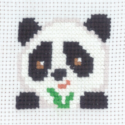 Kirjontapaketti Panda 8 x 8 cm
