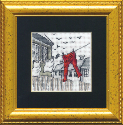 Kirjontapaketti Pyykki R5412/82PP 11 x 11 cm